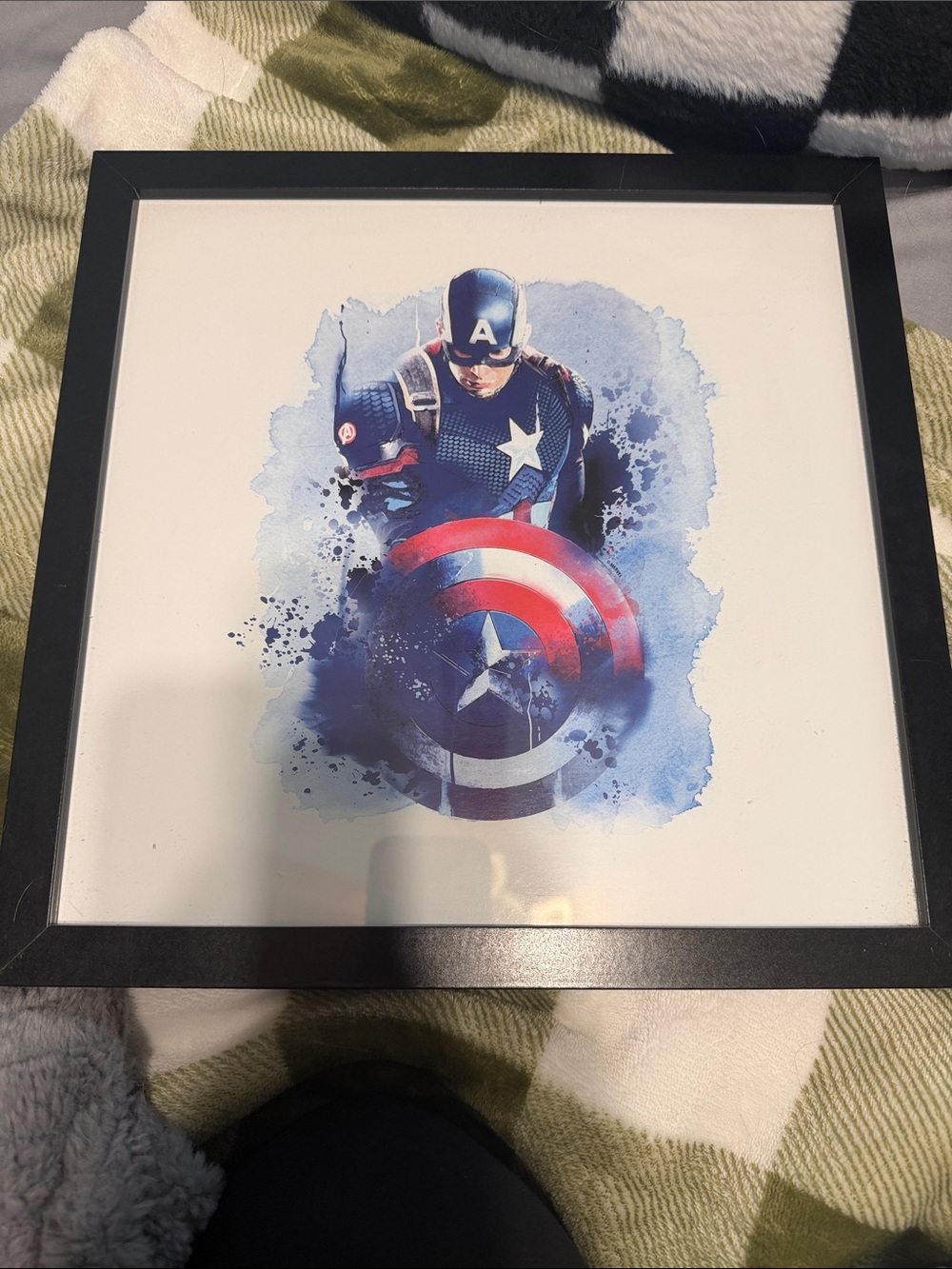 Marvel Captain America Wall Art - Blue, Red, White